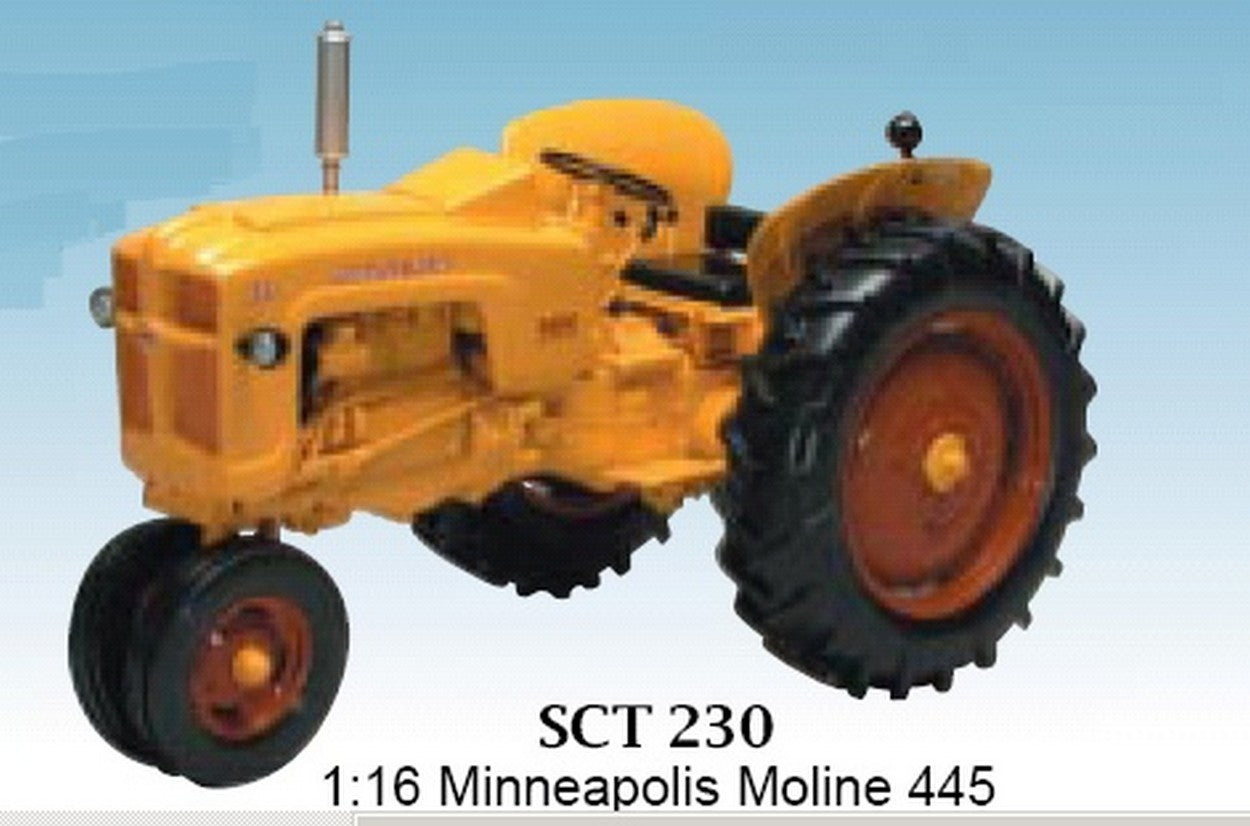 SCALE MODEL COMPATIBLE WITH MM445 GAS NARROW TRACTOR 1:16 SPECCAST SPEC230