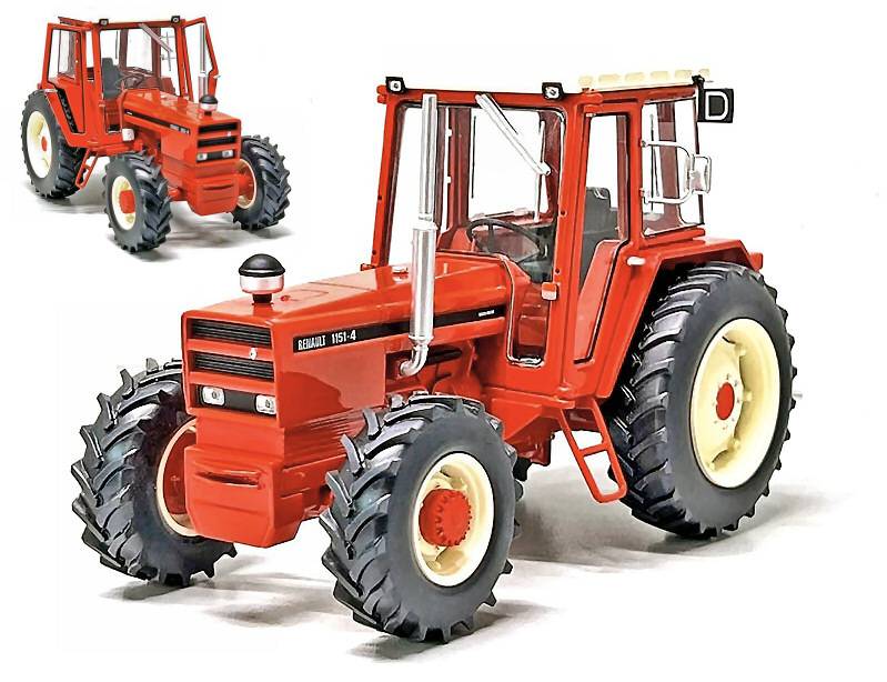 SCALE MODEL COMPATIBLE WITH RENAULT 1151-4 TRACTOR 1:32 REPLICAGRI REPLI274