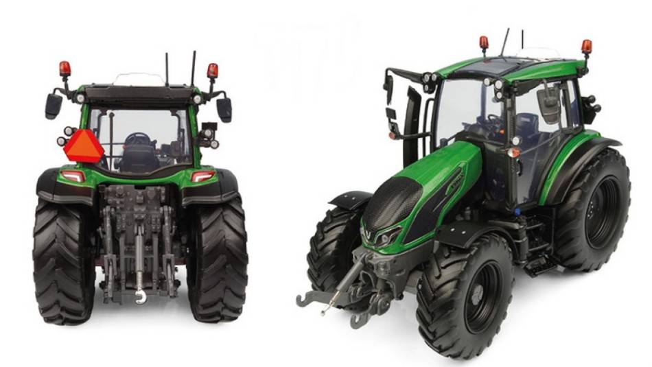 MODELLINO IN SCALA COMPATIBILE CON TRATTORE VALTRA G135 UNLIMITED ULTRA GREEN COLOR 1:32 UNIVERSAL HOBBIES UH6441