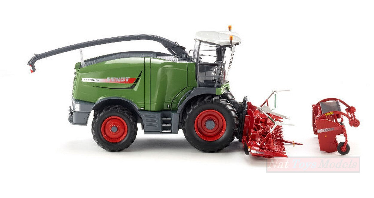 MODÈLE RÉDUIT COMPATIBLE AVEC LE BROYEUR D'ENSILAGE DE MAÏS FENDT KATANA 85 1:32 WIKING WK7813