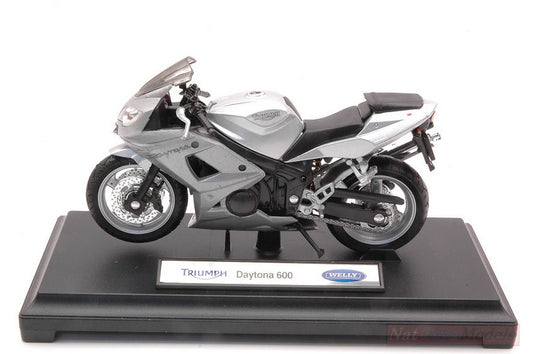 SCALE MODEL COMPATIBLE WITH TRIUMPH DAYTONA 600 1:18 WELLY WE12179