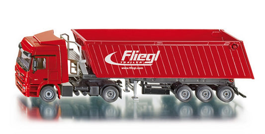 SCALE MODEL COMPATIBLE WITH TRUCK WITH TIPPING TRAILER 1:50 SIKU SK3537