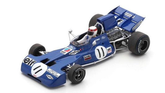 SCALE MODEL COMPATIBLE WITH TYRRELL 003 JACKIE STEWART 1971 N.11 WINNER FRENCH GP 1:43 SPARK MODEL S7232