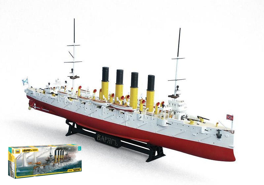 MODELLINO IN SCALA COMPATIBILE CON VARYAG RUSSIAN CRUISER KIT 1:72 ZVEZDA Z9014