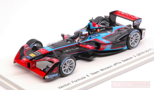 SCALE MODEL COMPATIBLE WITH VENTURI M.ENGEL 2017 N.5 Rd5 MONACO FORMULA "E" 1:43 SPARK MODEL S5905