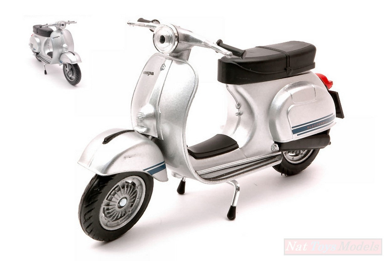 MODELE REDUIT COMPATIBLE AVEC VESPA ET3 PRIMAVERA 1976 ARGENT 1:12 NEW RAY NY57853S