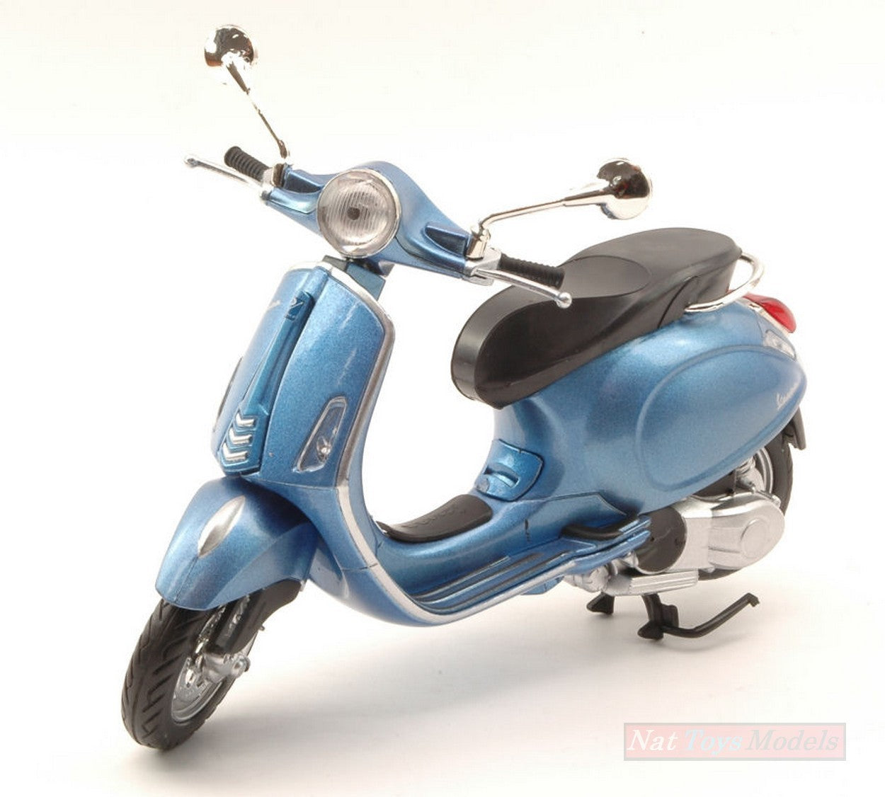 SCALE MODEL COMPATIBLE WITH VESPA PRIMAVERA 125 2014 BLUE METALLIC 1:12 NEW RAY NY57553BL