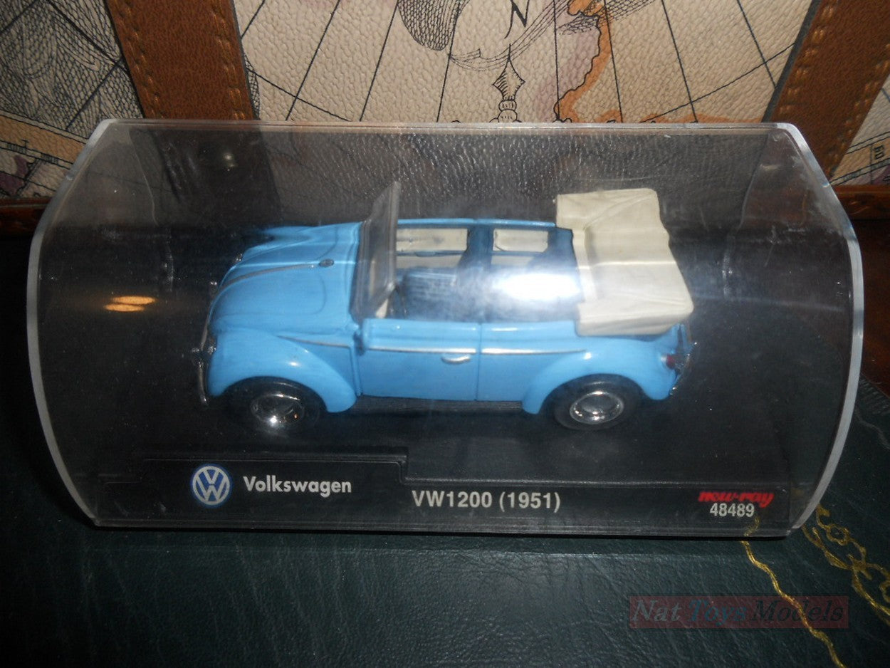 publishing model Volkswagen 1200 1951 Light Blue Azzurra 48489 1:43 NEWRAY