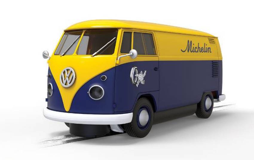 SCALE MODEL COMPATIBLE WITH VOLKSWAGEN T1b PANEL VAN MICHELIN SLOT 1:32 SCALEXTRIC C4357