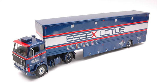 SCALE MODEL COMPATIBLE WITH VOLVO F89 ESSEX LOTUS RACE TRANSPORT 1:43 IXO MODEL TTR021