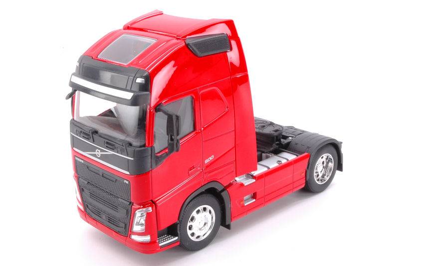 MODELLINO IN SCALA COMPATIBILE CON VOLVO FH 2-AXLE 2016 RED 1:32 WELLY WE32690SR