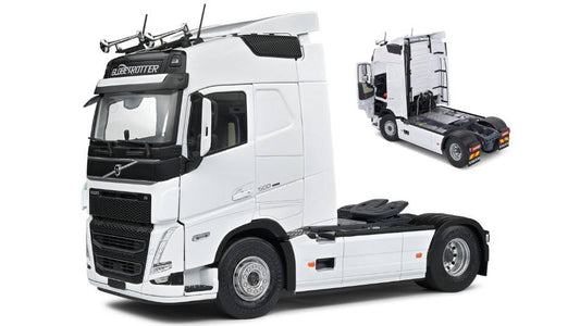 SCALE MODEL COMPATIBLE WITH VOLVO FH GLOBETROTTER XL 2021 WHITE 1:24 SOLID SL2400103