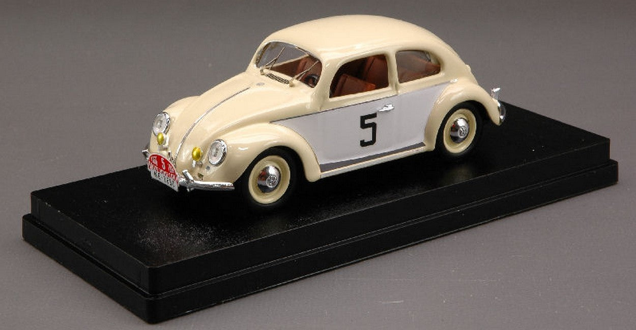 MODELLINO IN SCALA COMPATIBILE CON VW BEETLE N.5 24th M.CARLO 1956 PATTHEY/RENAUD 1:43 RIO RI4267