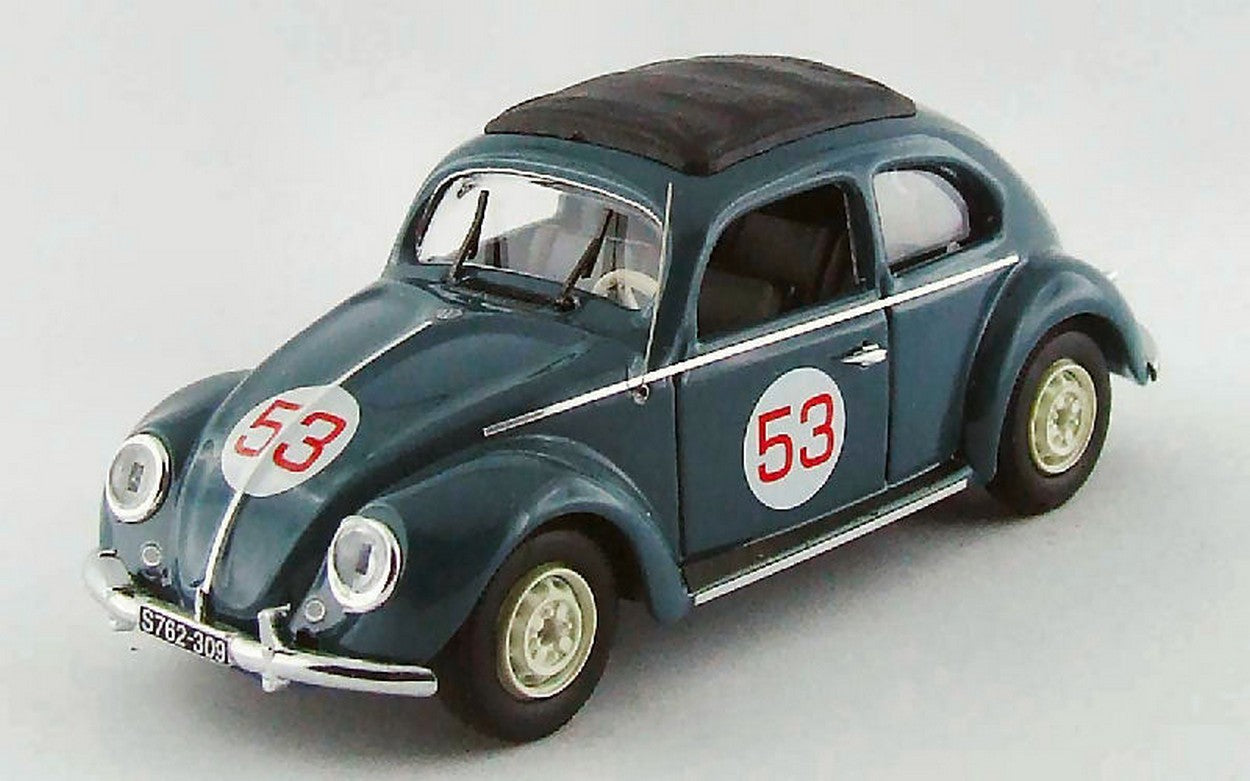 SCALE MODEL COMPATIBLE WITH VW BEETLE N.53 2nd EIFELRENNEN NURBURGRING 1954 W.VON TRIPS 1:43 RIO RI4421