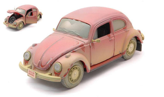 MODELLINO IN SCALA COMPATIBILE CON VW BEETLE "OLD FRIEND" DIRTY VERSION RED 1:24 MAISTO MI32106