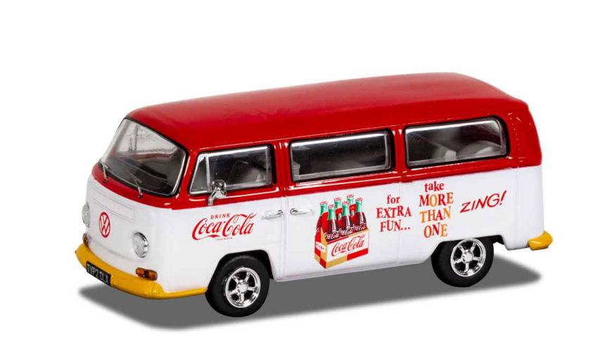 MODELLINO IN SCALA COMPATIBILE CON VW CAMPERVAN - ZING COCA COLA 1:43 CORGI CC02744