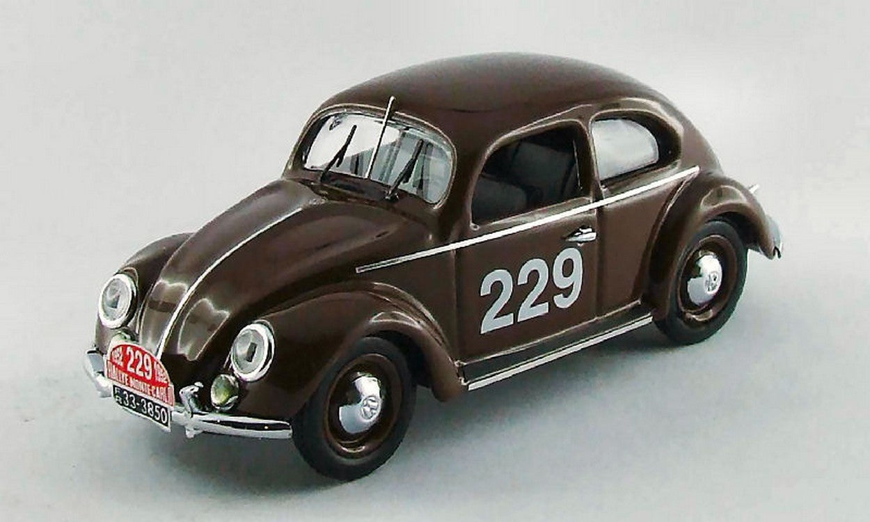 MODELE REDUIT COMPATIBLE AVEC VW COCCINELLE N.229 52ème MONTE CARLO 1952 NATHAN-SCHELLHAAS 1:43 RIO RI4414