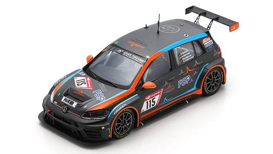 MODELLINO IN SCALA COMPATIBILE CON VW GOLF 7 N.115 24 H NURBURGRING 2022 GOROYAN-SPEICH-MEURER 1:43 SPARK MODEL SG867