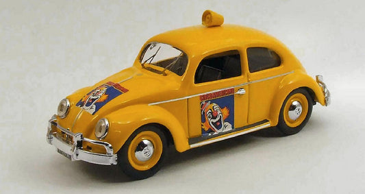 SCALE MODEL COMPATIBLE WITH VW BEETLE AMERICAN CIRCUS 1954 1:43 RIO RI4380