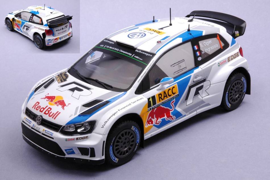 MODELLINO IN SCALA COMPATIBILE CON VW POLO R N.1 RALLY WM 2014 OGIER/INGRASSIA 1:24
 IXO MODEL 24RAL018A