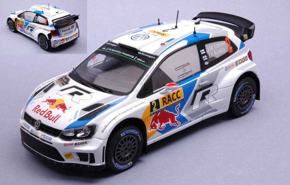 MODELLINO IN SCALA COMPATIBILE CON VW POLO R N.2 RALLY WM 2014 LATVALA/ANTTILA 1:24
 IXO MODEL 24RAL018B