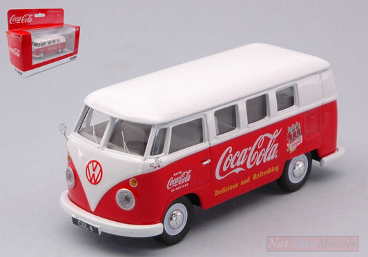 SCALE MODEL COMPATIBLE WITH VW T1 BUS 1960 COCA COLA 95 mm CORGI CC02732