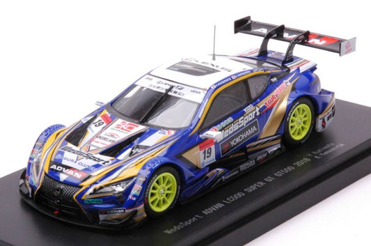 MODELLINO IN SCALA COMPATIBILE CON WedsSport ADVAN LC500 N.19 SUPER GT500 2018 Y.KUNIMOTO-K.YAMASHITA 1:43 EBBRO EB45617