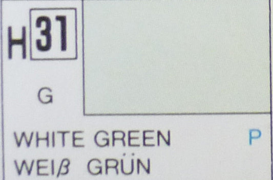 MODELING COLORS WHITE GREEN GLOSS ml 10 Pcs.6 GUNZE GU0031