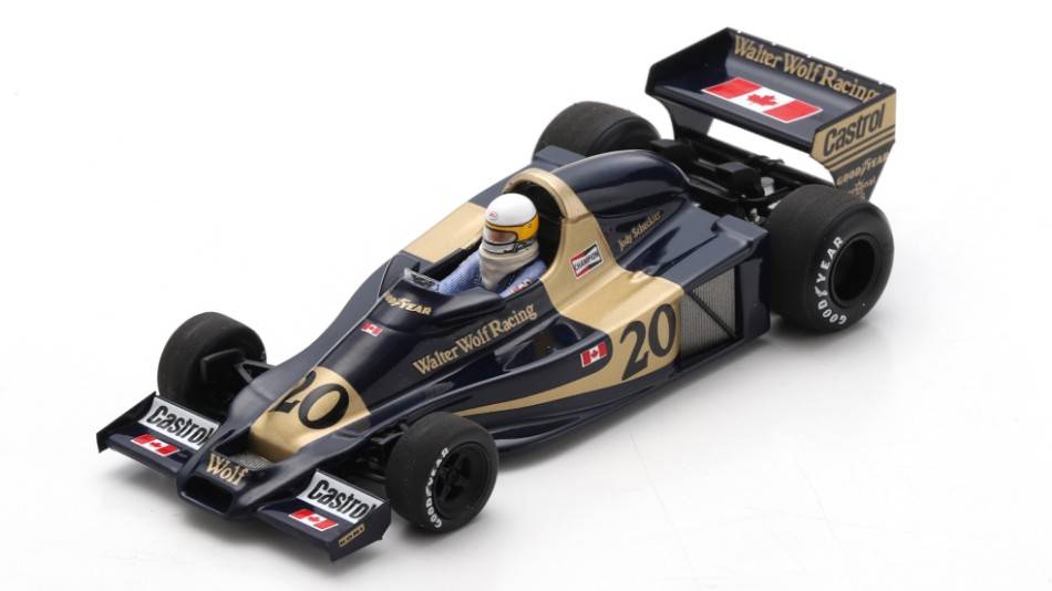 MODÈLE RÉDUIT COMPATIBLE AVEC WOLF WR1 JODY SCHECKTER 1977 N.20 VAINQUEUR DU GP DU CANADA 1:43 SPARK MODEL S9998