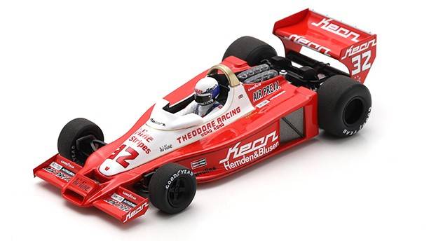 SCALE MODEL COMPATIBLE WITH WOLF WR3 KEKE ROSBERG 1978 N.32 GERMAN GP 1:43 SPARK MODEL S9999