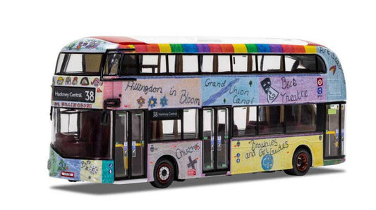 SCALE MODEL COMPATIBLE WITH WRIGHTBUS NEW ROUTEMASTER ARRIVES LONDON LTZ 1230 1:76 CORGI OM46632A