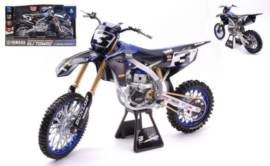 SCALE MODEL COMPATIBLE WITH YAMAHA YZ 450 F N.3 ELI TOMAC 1:6 NEW RAY NY49713