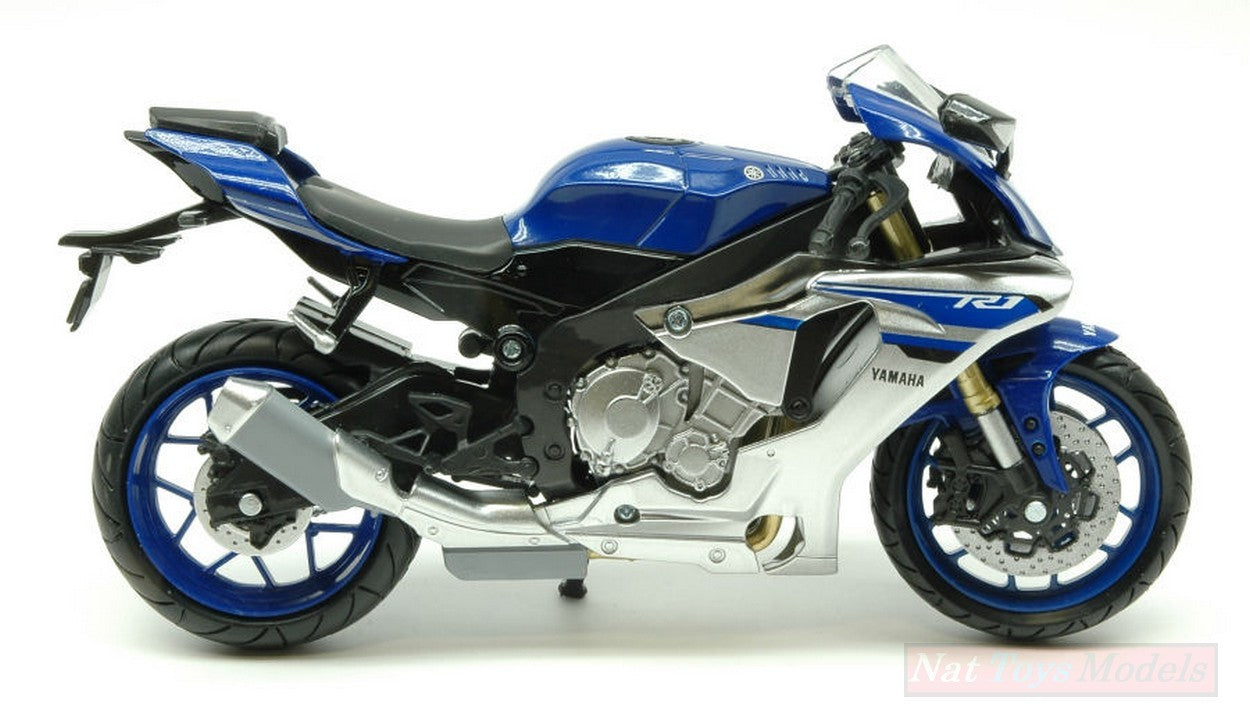 MODELE REDUIT COMPATIBLE AVEC YAMAHA YZF-R1 2016 BLEU 1:12 NEW RAY NY57803BL