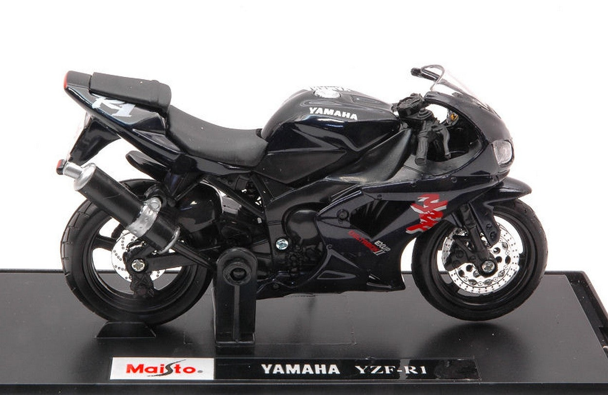 SCALE MODEL COMPATIBLE WITH YAMAHA YZF-R1 BLACK 1:18 MAISTO MI321C