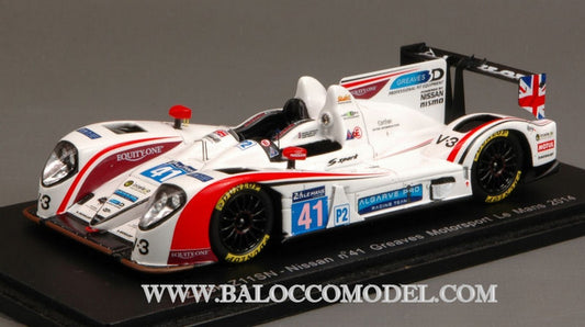 SCALE MODEL COMPATIBLE WITH ZYTEK Z11SN N.41 RETIRED LM 2014 MUNEMANN-LATIF-WINSLOW 1:43 SPARK MODEL S4220