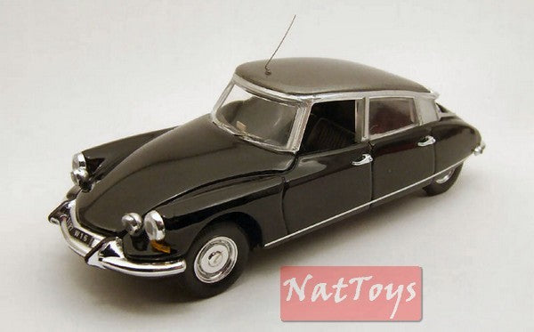 COMPATIBLE SCALE MODEL CONCITROEN DS 19 PALLAS 1965 BLACK 1:43 RIO RI41101