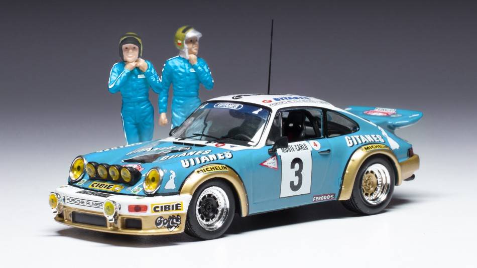 SCALE MODEL COMPATIBLE PORSCHE CARR.RS N.1 WINN.RALLY MONTE C.1978 W/FIG.NICOLAS/LAVERNE 1:43 IXO MODEL SPRM001-78