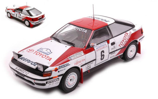 MODELLINO IN SCALA COMPATIBILE TOYOTA CELICA GT-FOUR N.6 RALLY ACROPOLIS 1990 ERICSSON/BILLSTAM 1:24
 IXO MODEL 24RAL016B