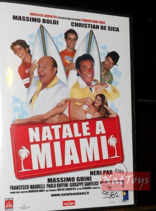 NOËL À MIAMI M. Boldi C. De Sica Film DVD Vidéo originale