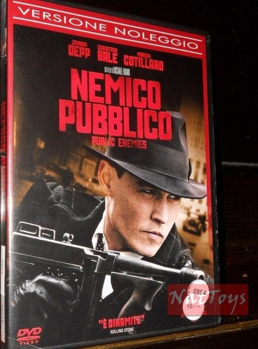 PUBLIC ENEMY Johhny Depp Christian Bale Film DVD Original Video