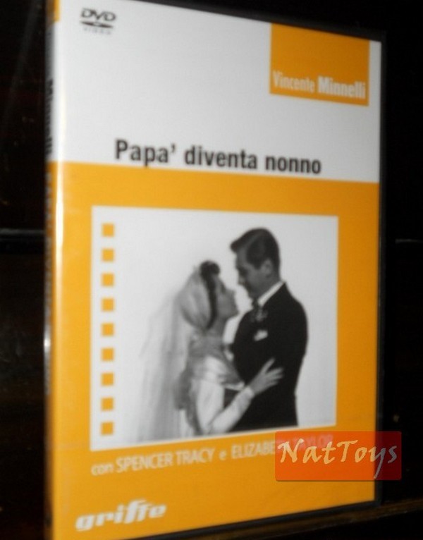 PAPA' DIVENTA NONNO Spencer Tracy Elizabeth Taylor Film DVD Nuovo Originale