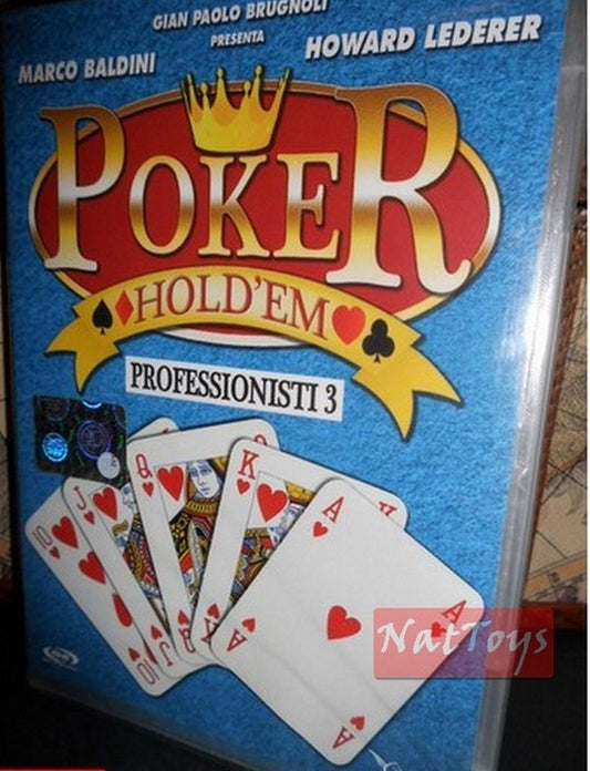 POKER HOLD'EM PROFESSIONALS 3 Film New Original DVD New Sealed