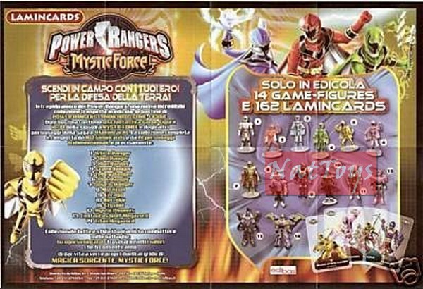 POWER RANGERS 3D MYSTIC FORCE SERIES N.2 RED RANGER Figures