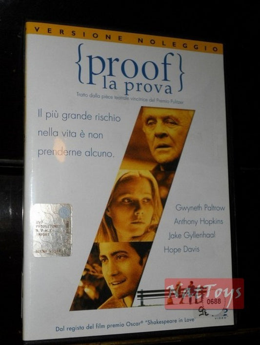 PROOF THE PROOF Anthony Hopkins Gwyneth Paltrow Film DVD Original Video