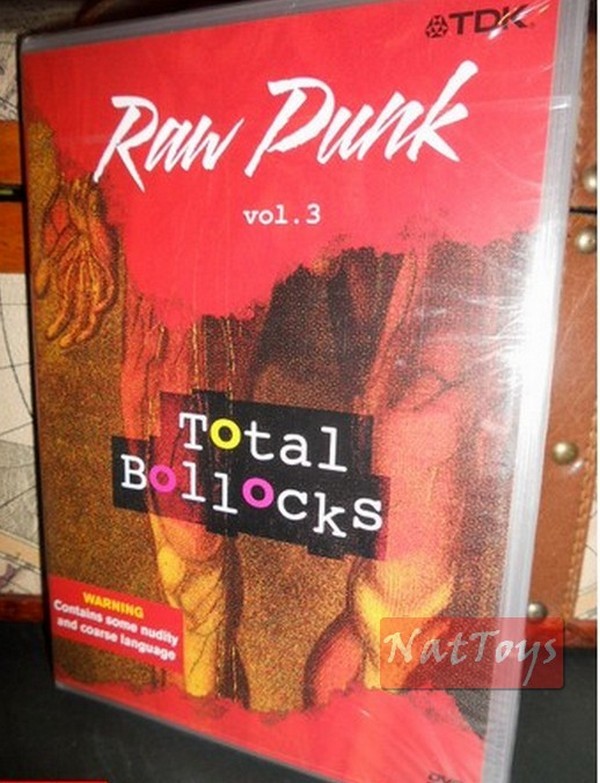 RAW PUNK VOL.3 TOTAL BOLLOCKS Film New Original DVD New Sealed