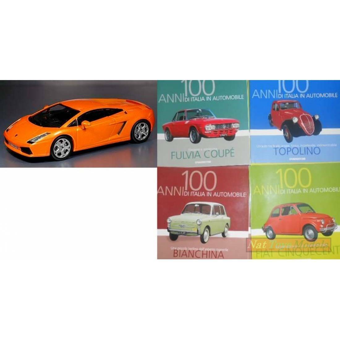 PUBLISHING Model Lamborghini Gallardo 2003 Italian Cars DIE CAST 1:43 +fas