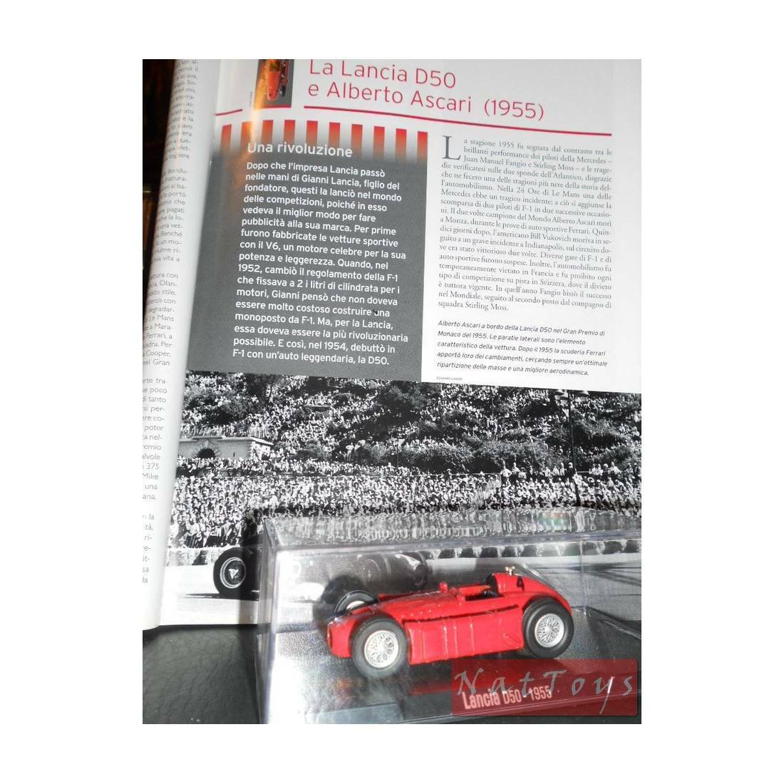 PUBLISHING Model RBA Lancia D50 1955 F1 Ascari DIE CAST 1:43 +file