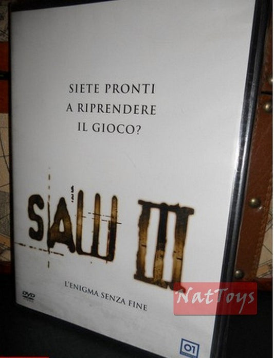 SAW III THE NEVER-ENDING RIDDLE Horror Film New Original DVD New Sealed