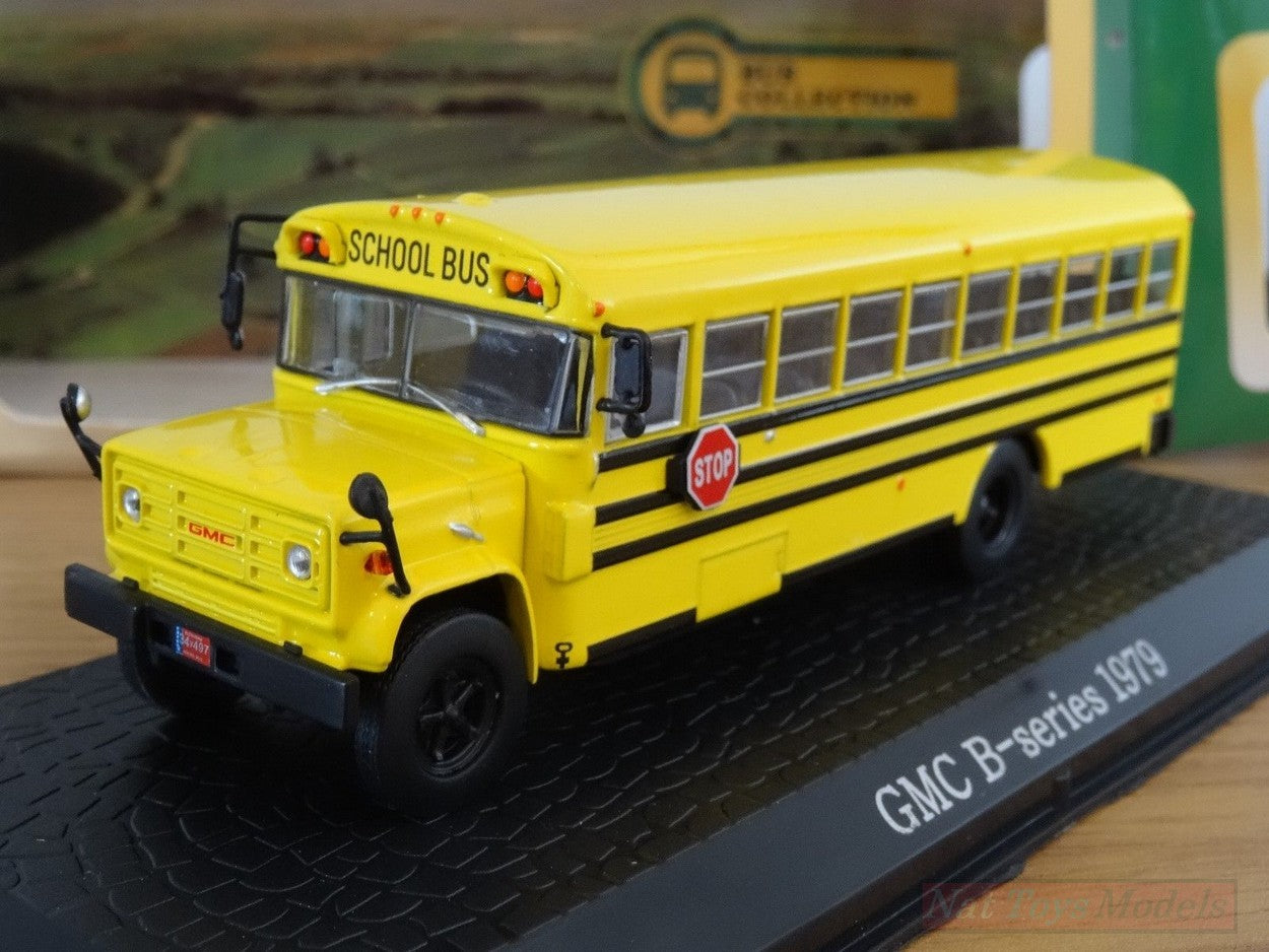 School GMC B-series 1979 Classic Coaches Bus Collection 1:72 Atlas Model DIECAST compatible with