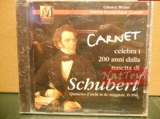 SCHUBERT STRING QUINTET IN C MAJOR New Original New Audio CD